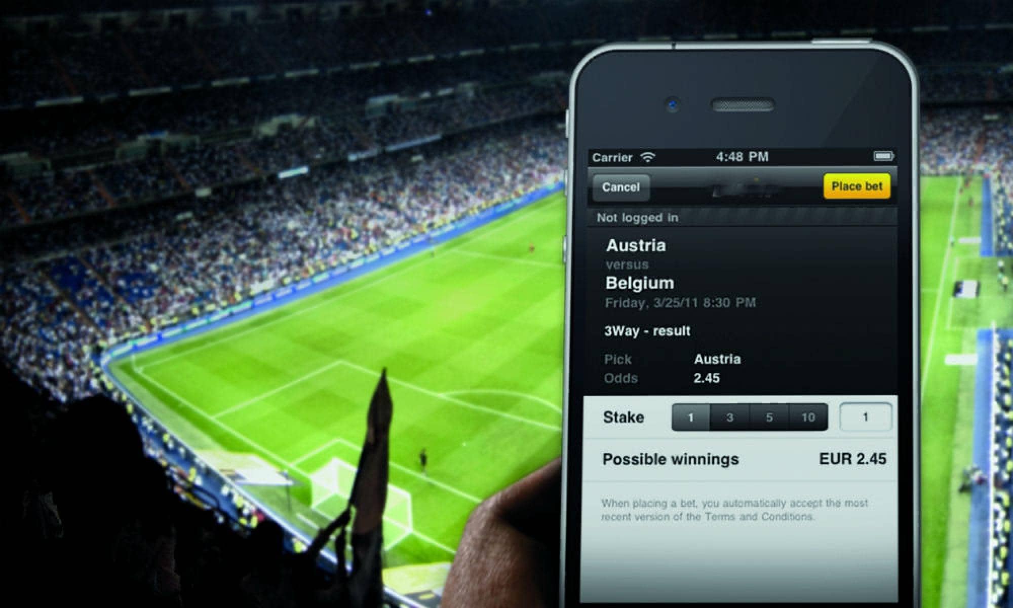 Why you can now place bets using your mobile device